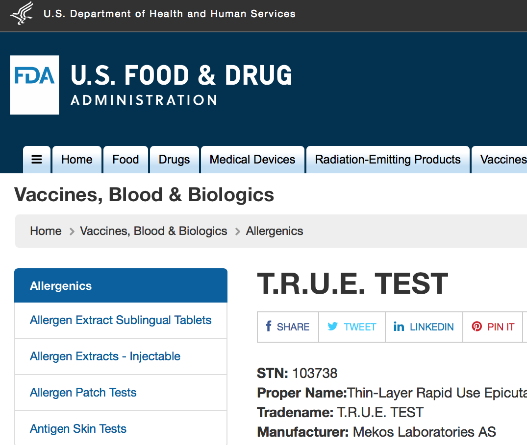 T.R.U.E. Test (patch test) receives pediatric indication - Dermatitis ...